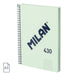 EAN 8411574107514 - Milan 57153E80SNCGR cuaderno y block A5 80 hojas Verde imagen 1