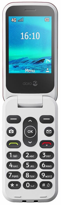 EAN 7322460087166 - Doro 2880 124,1 g Rojo, Blanco Característica del teléfono imagen 3