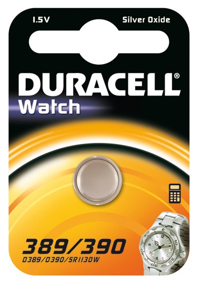 EAN 5000394068124 - Duracell 389/390 Batería de un solo uso Óxido de plata imagen 1