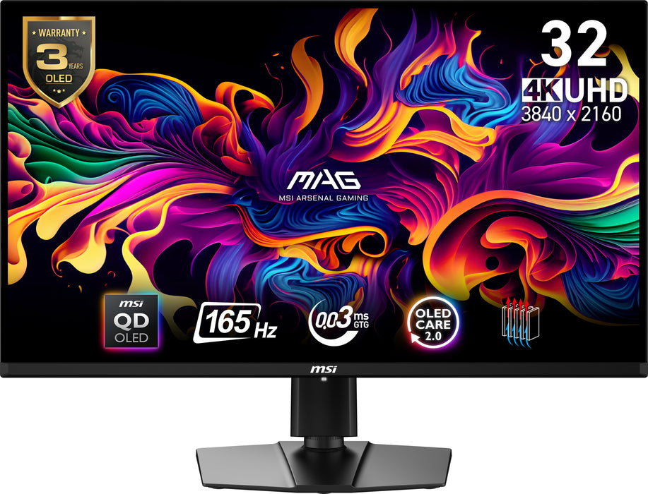 EAN 4711377212250 - MSI MAG 321UP QD-OLED pantalla para PC 80 cm (31.5") 3840 x 2160 Pixeles 4K Ultra HD Negro imagen 1