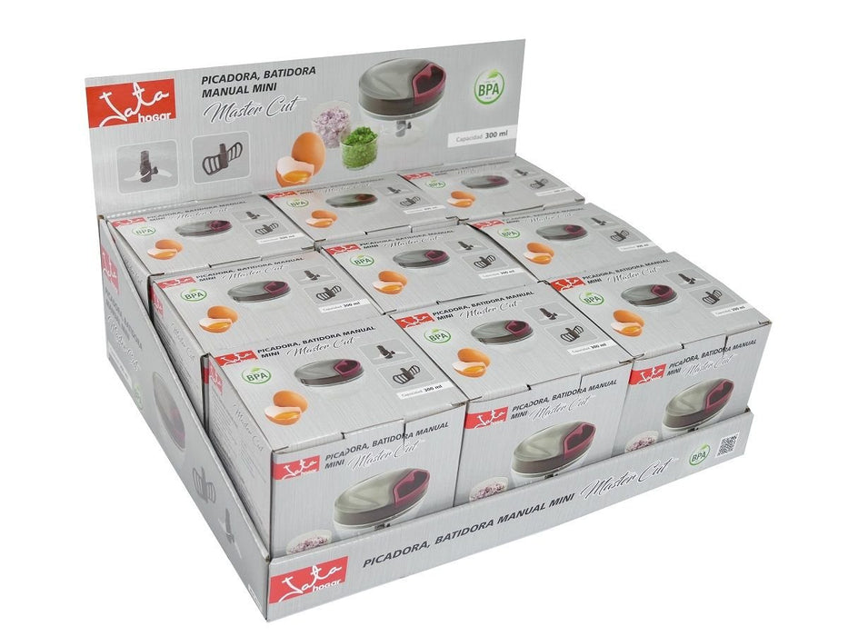 EAN 8436584380375 - JATA AC57E picadora manual de alimentos Negro, Transparente imagen 5