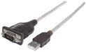 EAN 0766623151849 - Manhattan 151849 cable de serie Negro 1,8 m Serial/COM/RS232/DB9 imagen 1