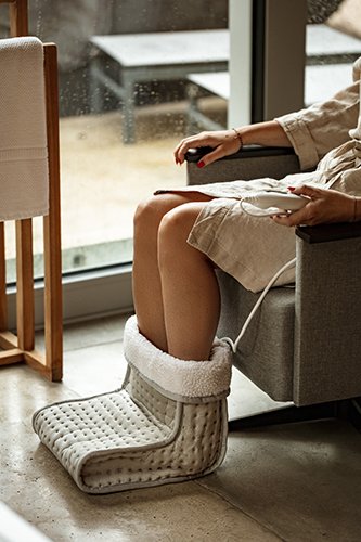 EAN 5902934837293 - Adler AD 7432 manta eléctrica y almohadilla 100 W Gris, Blanco Felpa, Lana sintética imagen 5