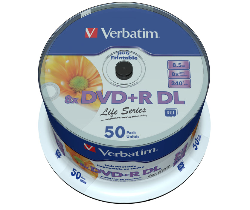 EAN 0023942976936 - Verbatim 97693 DVD en blanco 8,5 GB DVD+R DL 50 pieza(s) imagen 2