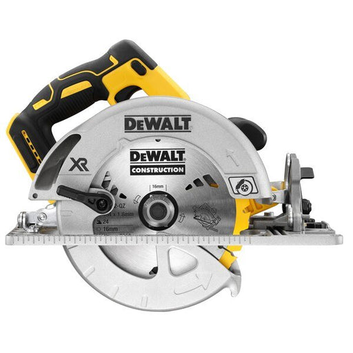 EAN 5035048729168 - DeWALT DCS572N-XJ sierra circular portátil 18,4 cm Amarillo 5500 RPM imagen 1