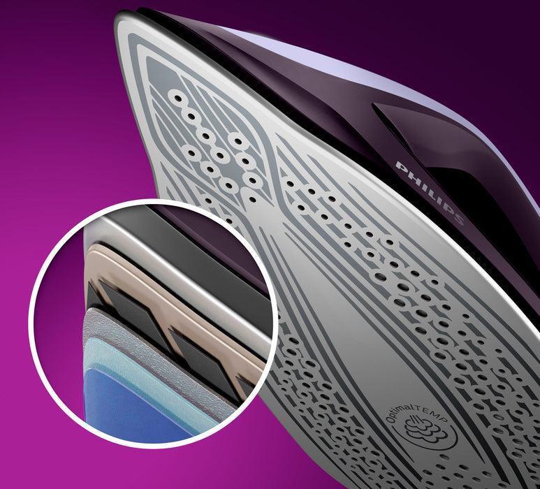 EAN 8720389001246 - Philips 7000 series PSG7050/30 estación plancha al vapor 2100 W 1,8 L Suela SteamGlide Elite Violeta imagen 6