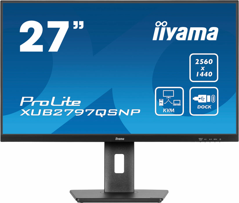 EAN 4948570124329 - iiyama ProLite XUB2797QSNP-B1 pantalla para PC 68,6 cm (27") 2560 x 1440 Pixeles Wide Quad HD LED Negro imagen 1