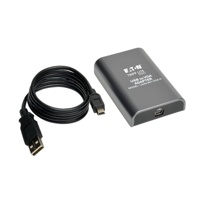 EAN 0037332165107 - Tripp Lite U244-001-VGA-R Adaptador gráfico USB 1920 x 1200 Pixeles Negro imagen 2