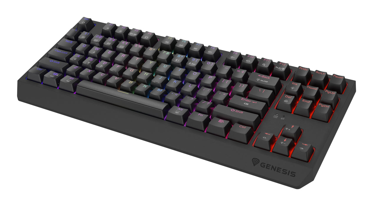 EAN 5901969443813 - GENESIS Thor 230 TKL teclado Juego USB + RF Wireless + Bluetooth QWERTY Inglés de EE. UU. Negro imagen 1