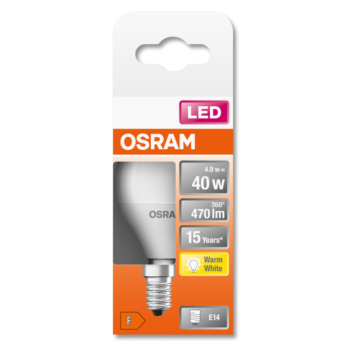 EAN 4058075431096 - Osram STAR lámpara LED Blanco cálido 2700 K 5 W E14 F imagen 5