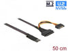 EAN 4043619629848 - DeLOCK 62984 cambiador de género para cable 67-pin M.2 Key M U.2 SFF-8639/SATA 15-pin Negro imagen 2