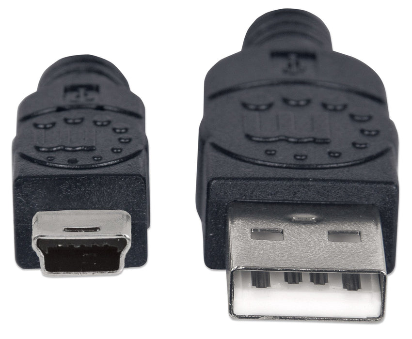 EAN 0766623333375 - Manhattan 333375 cable USB USB 2.0 1,8 m USB A Mini-USB B Negro imagen 3