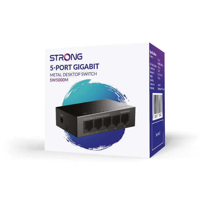 EAN 9120072375637 - Strong SW5000M switch Gigabit Ethernet (10/100/1000) Negro imagen 7