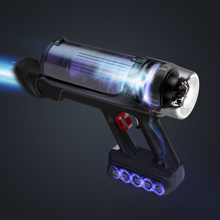 EAN 3221616048010 - Rowenta RH2037 Aspiradora escoba 2 en 1 Batería Secar Sin bolsa 0,4 L 250 W Negro, Púrpura imagen 13