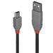 EAN 4002888367219 - Lindy 36721 cable USB USB 2.0 0,5 m USB A Mini-USB B Negro, Gris imagen 1