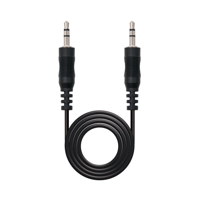 EAN 8433281001060 - Nanocable 10.24.0101 cable de audio 1,5 m 3,5mm Negro imagen 3