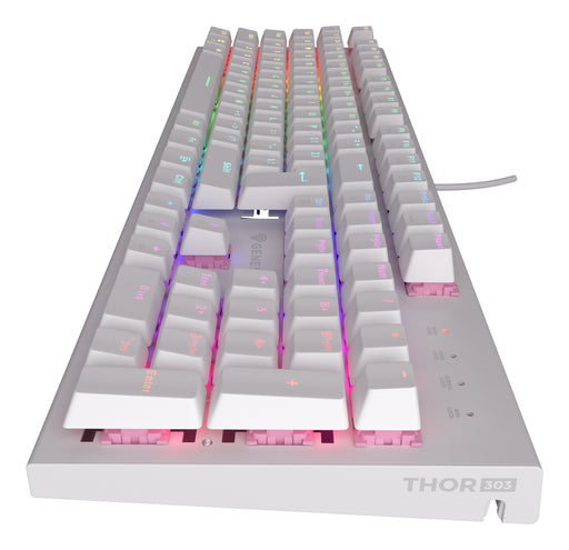 EAN 5901969432923 - GENESIS Thor 303 teclado Juego USB QWERTY Inglés de EE. UU. Blanco imagen 2