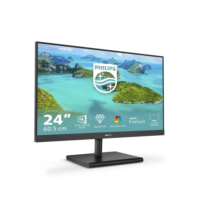EAN 8712581758530 - Philips E Line 245E1S/00 LED display 60,5 cm (23.8") 2560 x 1440 Pixeles 2K Ultra HD LCD Negro imagen 8