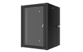 EAN 5715063210604 - Lanview RWP16U45BL-D armario rack 16U Bastidor de pared Negro imagen 1
