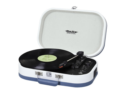 EAN 8011000022130 - Trevi TT 1020 BT Tocadiscos de tracción directa Azul, Blanco Semiautomático imagen 1