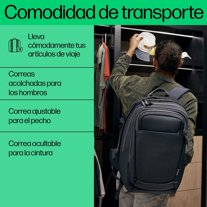 EAN 0198122969593 - HP Travel Plus 30 Liter 17 Laptop Backpack Azul imagen 6