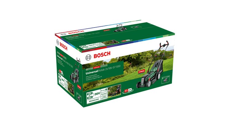 EAN 4059952641867 - Bosch 37-550 Cortacésped de empuje a gasolina Batería Negro, Verde imagen 5