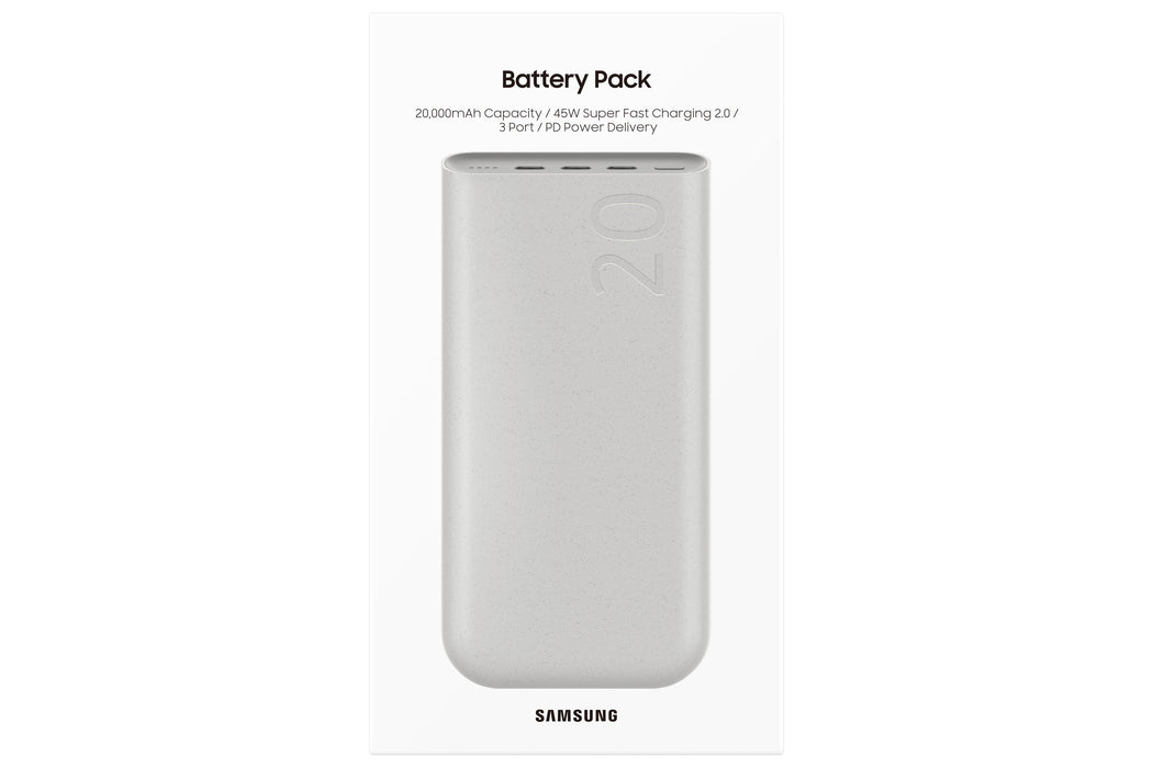 EAN 5715328105973 - Samsung EB-P4520XUEGWW batería externa 20000 mAh Beige imagen 6