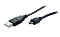 EAN 4017538034984 - S/CONN 1m USB 2.0 A - MiniUSB 2.0 B cable USB USB A Mini-USB B Negro imagen 1