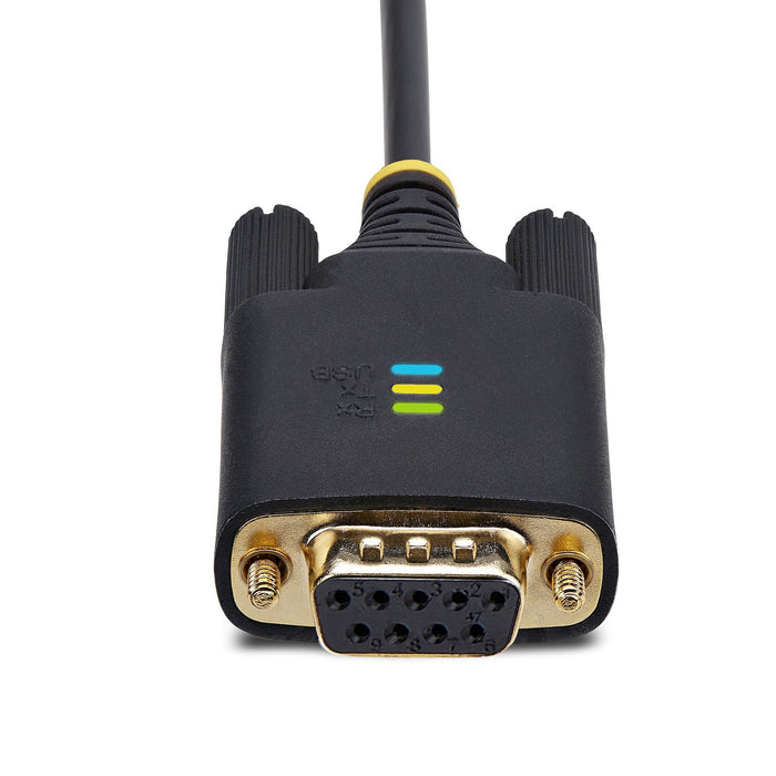 EAN 0065030898355 - StarTech.com 1P10FFCN-USB-SERIAL cable de serie Negro 3 m USB tipo A DB-9 imagen 4