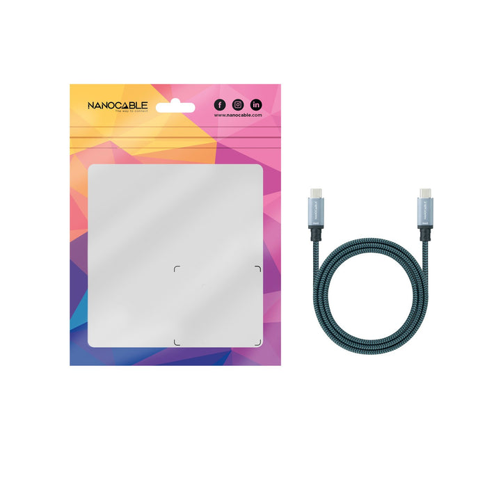 EAN 8433281014251 - Nanocable 10.01.4103-COMB cable USB USB 3.2 Gen 2x2 USB C Negro, Gris imagen 4