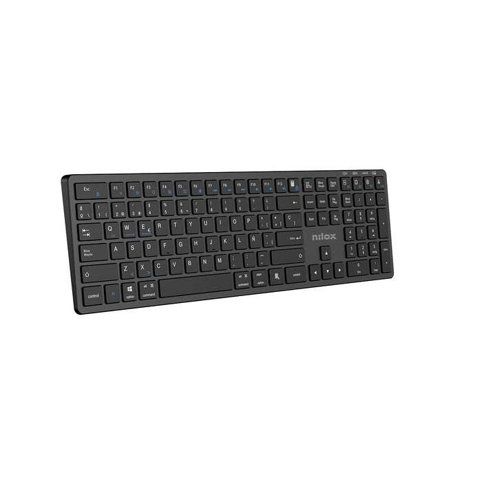 EAN 8431775136533 - Nilox PRO WIRELESS BLACK ESPANOL teclado Hogar / Oficina USB + Bluetooth QWERTY Español Negro imagen 5