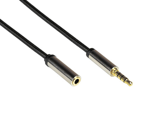 EAN 4014619309313 - Python GC-M0237 cable de audio 1 m 3,5mm Negro imagen 2