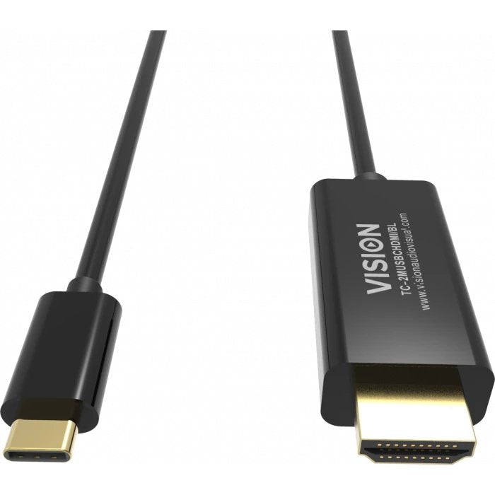 EAN 1043055200000 - Vision TC 2MUSBCDP8K/BL cable DisplayPort 2 m USB Tipo C Negro imagen 7