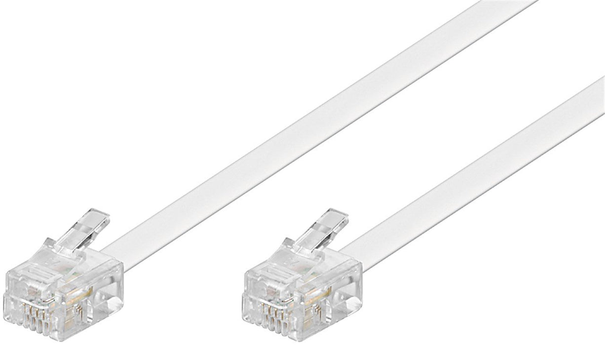 EAN 4040849930676 - Goobay 93067 cable telefónico 3 m Blanco imagen 1