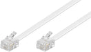EAN 4040849930676 - Goobay 93067 cable telefónico 3 m Blanco imagen 1