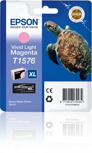 EAN 3610170032793 - Epson Turtle T1576 cartucho de tinta 1 pieza(s) Original Alto rendimiento (XL) imagen 1