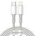 EAN 6953156231955 - Baseus CATLGD-A02 cable de conector Lightning 2 m Blanco imagen 1
