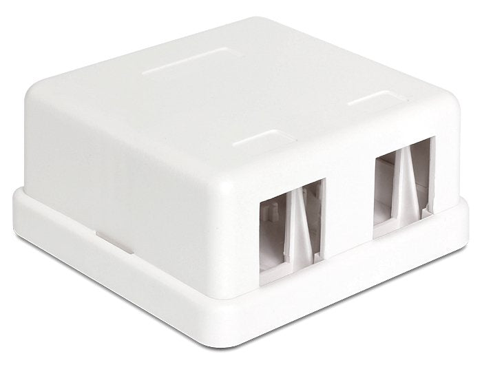 EAN 4043619862078 - DeLOCK 86207 conector 2x Keystone Blanco imagen 1