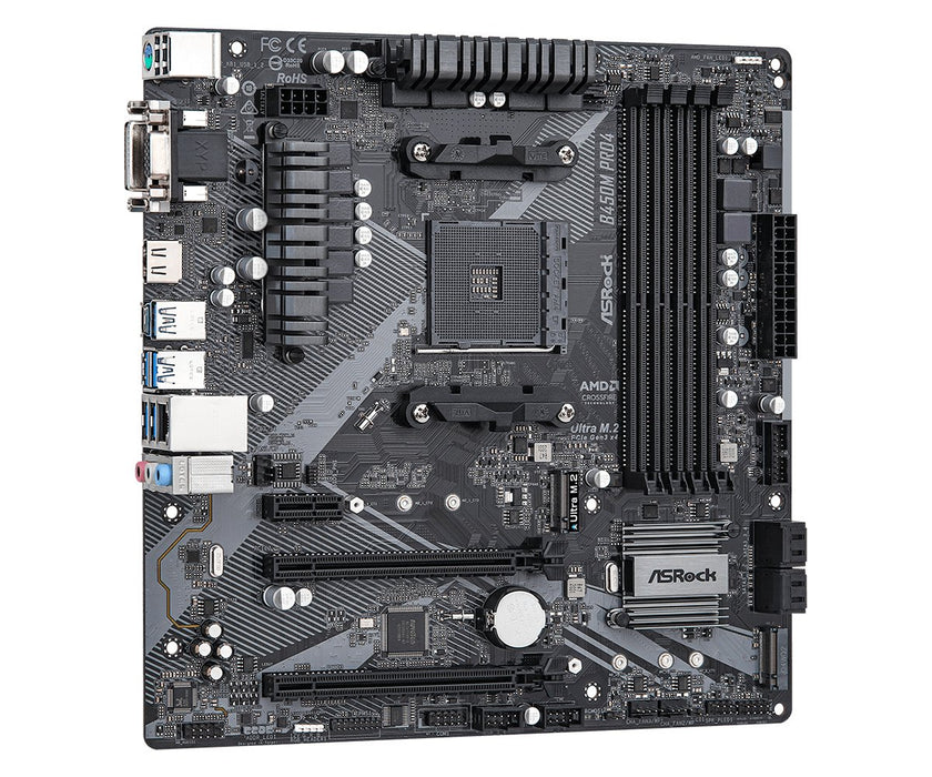 EAN 4710483932793 - Asrock B450M Pro4 R2.0 AMD B450 Zócalo AM4 micro ATX imagen 4
