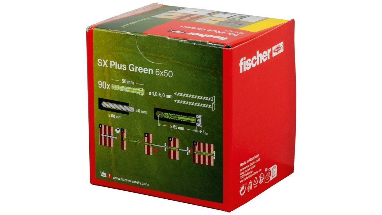 EAN 4048962481341 - Fischer 567808 tornillo de anclaje y taco 90 pieza(s) Anclaje de expansión 50 mm imagen 3