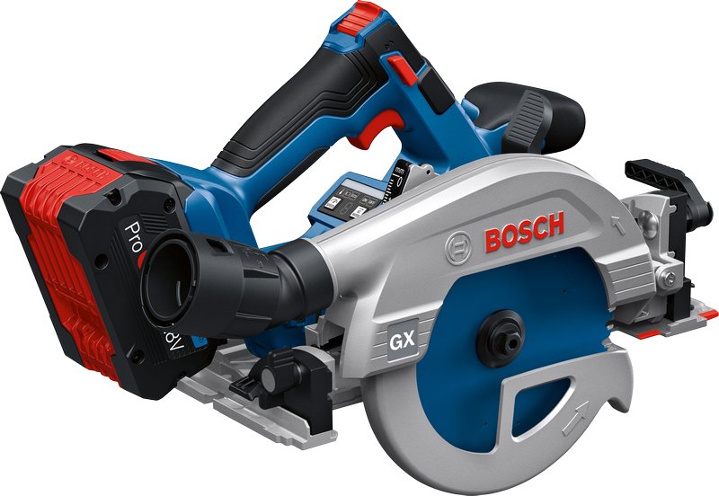 EAN 4059952610689 - Bosch GKS 18V-57-2 GX 16,5 cm Negro, Azul 5000 RPM imagen 2