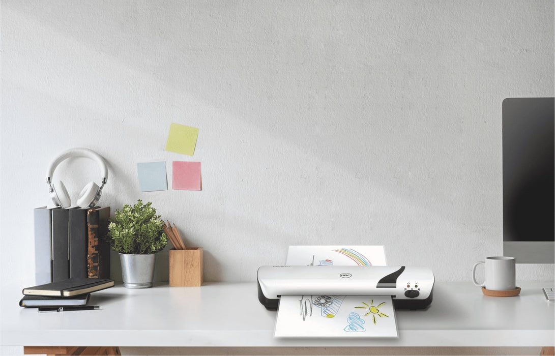 EAN 5028252639019 - GBC Inspire+ Plastificadora en frío/caliente 250 mm/min Negro, Blanco imagen 3