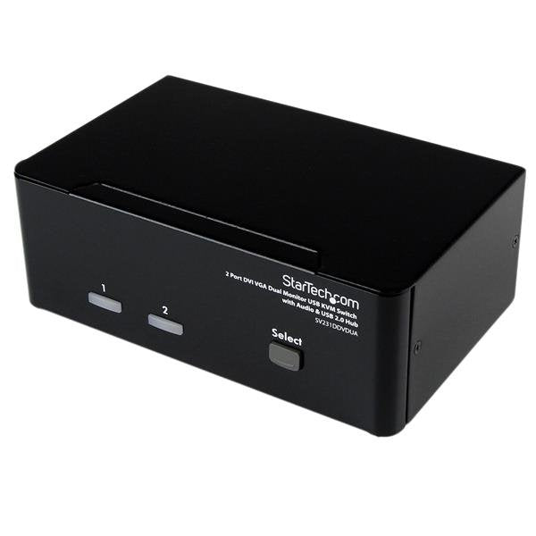 EAN 0065030835725 - StarTech.com SV231DDVDUA interruptor KVM Negro imagen 1