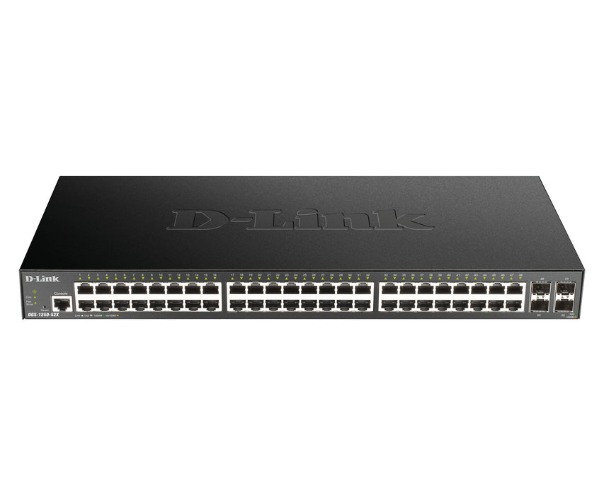 EAN 0790069467899 - D-Link DGS-1250-52X Gestionado L3 Gigabit Ethernet (10/100/1000) Negro imagen 1