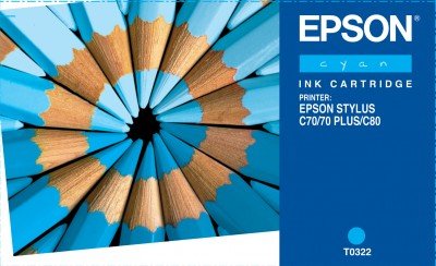 EAN 10343837355 - Epson Pencils T0322 cartucho de tinta 1 pieza(s) Original Cian imagen 5