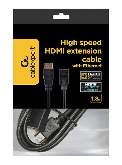 EAN 8716309086233 - Cablexpert High speed HDMI extension cable with Ethernet, 1.8 m imagen 6