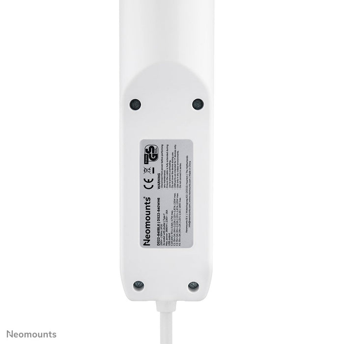 EAN 8717371449360 - Neomounts DS22-840WH6 base múltiple 1,4 m 3 salidas AC Interior Blanco imagen 10