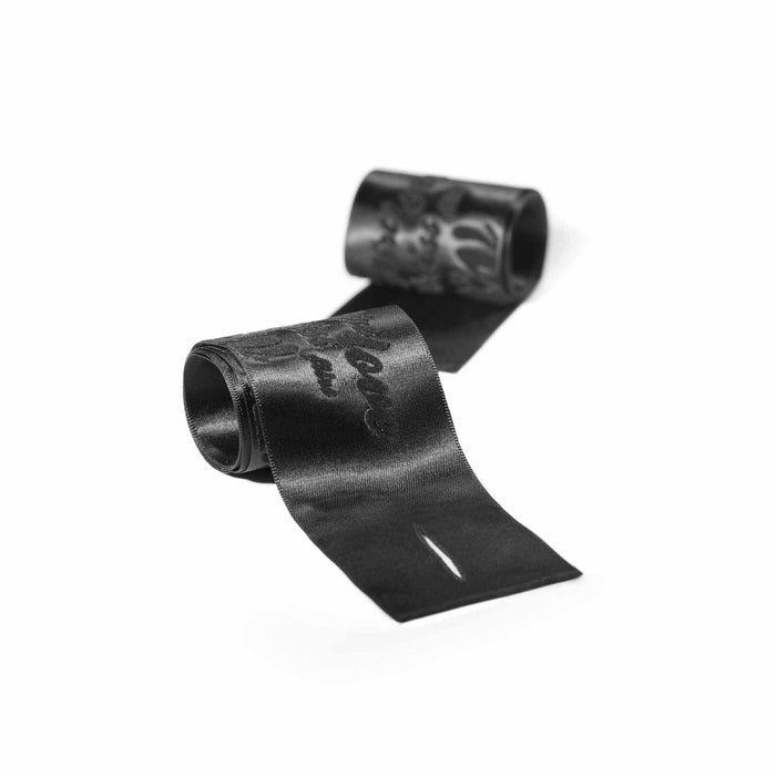 EAN 8437008001364 - Bijoux Indiscrets Silky Sensual Handcuffs Cinta para juegos eróticos Negro Tela imagen 2