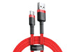 EAN 6953156278226 - Baseus Cafule cable USB USB 2.0 2 m USB A USB C Rojo imagen 1
