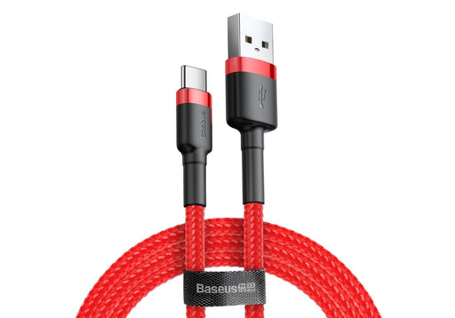 EAN 6953156278165 - Baseus Cafule cable USB USB 2.0 0,5 m USB A USB C Rojo imagen 1